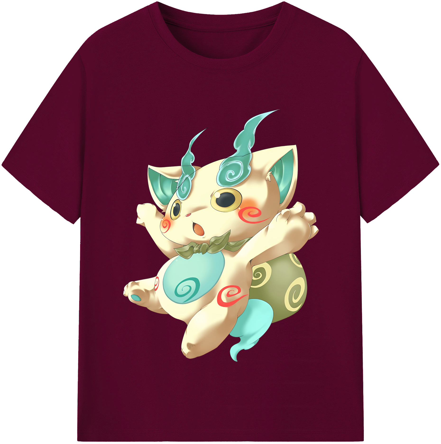 （画像用） 妖怪ウォッチ Yo-kai Watch レディースカジュアルプリントTシャツ（綿100％）